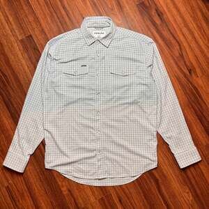 Poncho Mens The Lonesome Dove Western Pearl Snap Long Sleeve